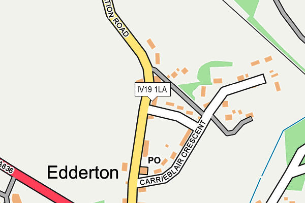 IV19 1LA map - OS OpenMap – Local (Ordnance Survey)