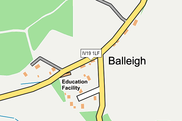 IV19 1LF map - OS OpenMap – Local (Ordnance Survey)