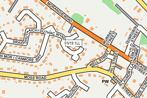 Map of TAIN PROPERTY SERVICES LTD at local scale