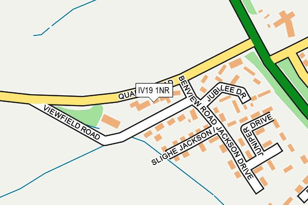 IV19 1NR map - OS OpenMap – Local (Ordnance Survey)