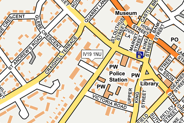 IV19 1NU map - OS OpenMap – Local (Ordnance Survey)