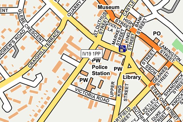 IV19 1PP map - OS OpenMap – Local (Ordnance Survey)