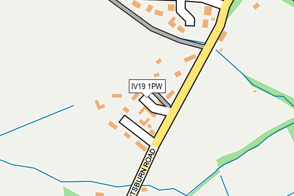 IV19 1PW map - OS OpenMap – Local (Ordnance Survey)