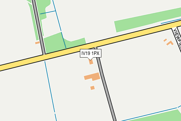 IV19 1PX map - OS OpenMap – Local (Ordnance Survey)