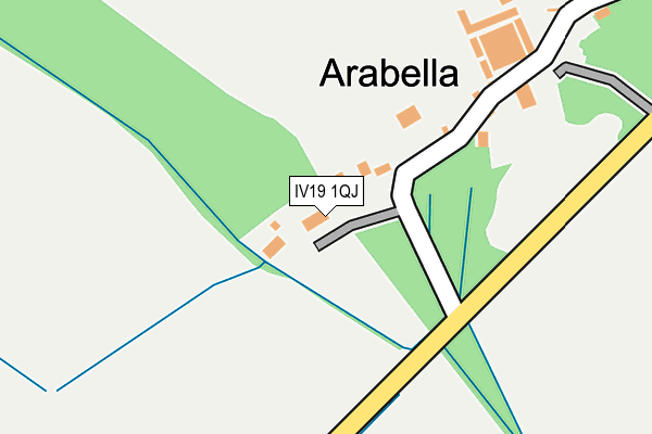 IV19 1QJ map - OS OpenMap – Local (Ordnance Survey)