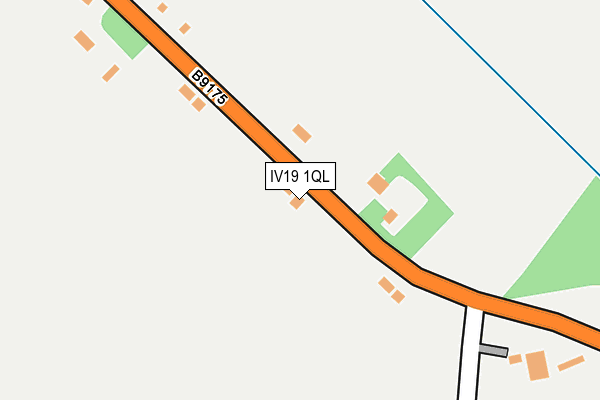 IV19 1QL map - OS OpenMap – Local (Ordnance Survey)