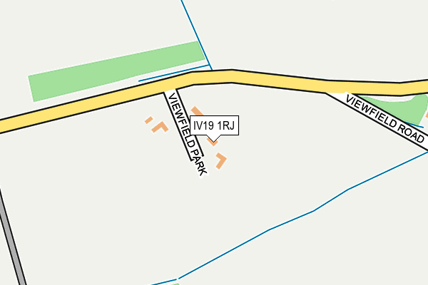 IV19 1RJ map - OS OpenMap – Local (Ordnance Survey)