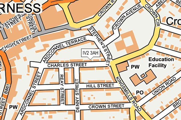 IV2 3AH map - OS OpenMap – Local (Ordnance Survey)