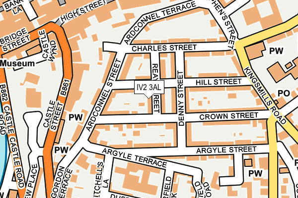 IV2 3AL map - OS OpenMap – Local (Ordnance Survey)