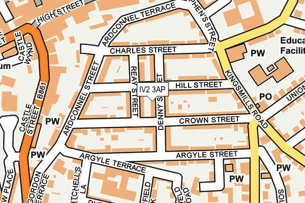 IV2 3AP map - OS OpenMap – Local (Ordnance Survey)