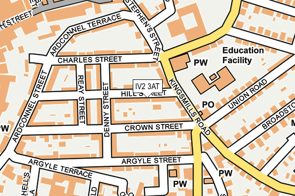 IV2 3AT map - OS OpenMap – Local (Ordnance Survey)