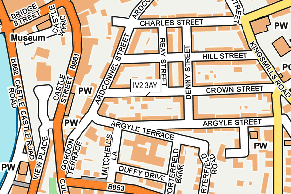 IV2 3AY map - OS OpenMap – Local (Ordnance Survey)