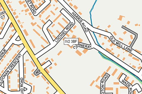 IV2 3BF map - OS OpenMap – Local (Ordnance Survey)