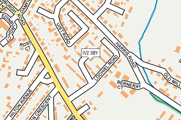 IV2 3BY map - OS OpenMap – Local (Ordnance Survey)