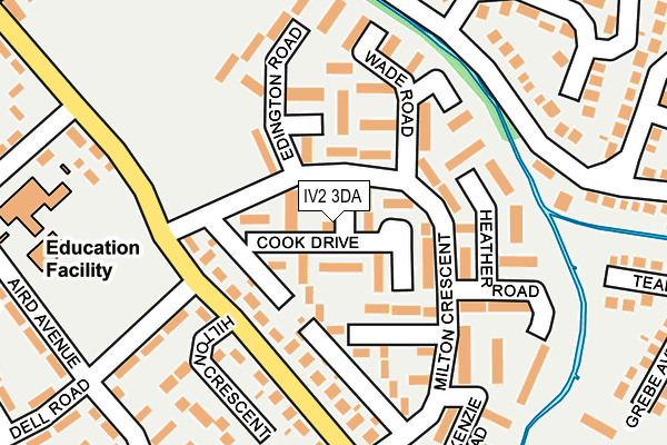 IV2 3DA map - OS OpenMap – Local (Ordnance Survey)