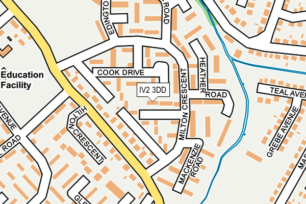IV2 3DD map - OS OpenMap – Local (Ordnance Survey)