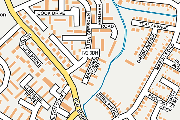 IV2 3DH map - OS OpenMap – Local (Ordnance Survey)