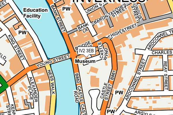 IV2 3EB map - OS OpenMap – Local (Ordnance Survey)