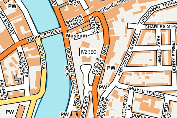 IV2 3EG map - OS OpenMap – Local (Ordnance Survey)