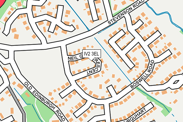 IV2 3EL map - OS OpenMap – Local (Ordnance Survey)