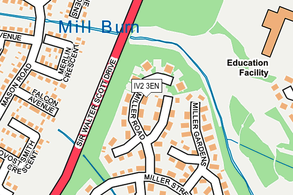 IV2 3EN map - OS OpenMap – Local (Ordnance Survey)