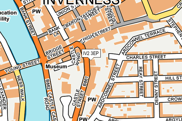 IV2 3EP map - OS OpenMap – Local (Ordnance Survey)