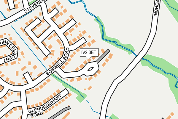 IV2 3ET map - OS OpenMap – Local (Ordnance Survey)