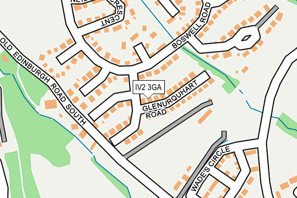 IV2 3GA map - OS OpenMap – Local (Ordnance Survey)