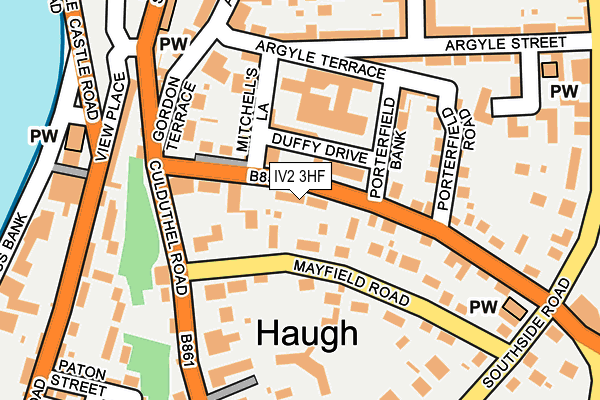 IV2 3HF map - OS OpenMap – Local (Ordnance Survey)