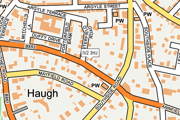 IV2 3HJ map - OS OpenMap – Local (Ordnance Survey)