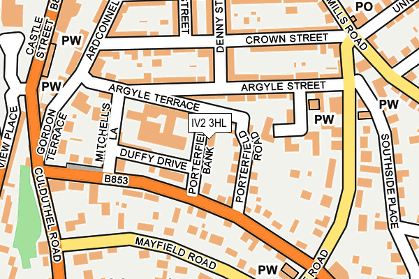 IV2 3HL map - OS OpenMap – Local (Ordnance Survey)