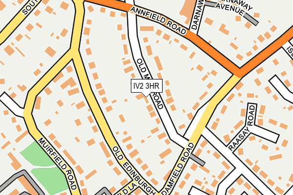 IV2 3HR map - OS OpenMap – Local (Ordnance Survey)