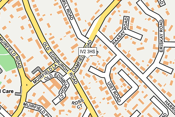 IV2 3HS map - OS OpenMap – Local (Ordnance Survey)