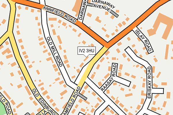 IV2 3HU map - OS OpenMap – Local (Ordnance Survey)