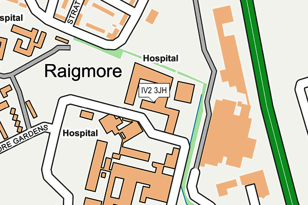 IV2 3JH map - OS OpenMap – Local (Ordnance Survey)