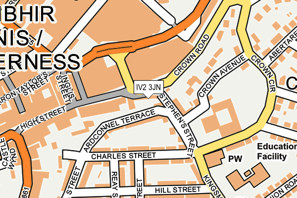 IV2 3JN map - OS OpenMap – Local (Ordnance Survey)