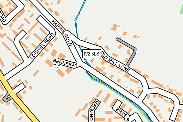 IV2 3LS map - OS OpenMap – Local (Ordnance Survey)