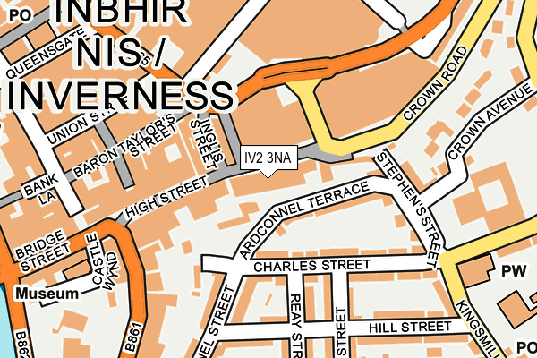 IV2 3NA map - OS OpenMap – Local (Ordnance Survey)