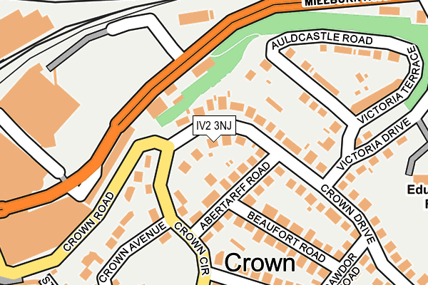 IV2 3NJ map - OS OpenMap – Local (Ordnance Survey)