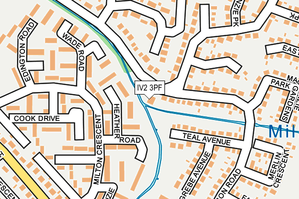 IV2 3PF map - OS OpenMap – Local (Ordnance Survey)