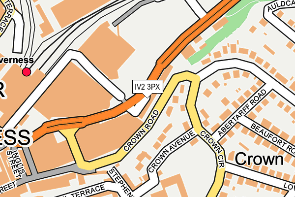 IV2 3PX map - OS OpenMap – Local (Ordnance Survey)