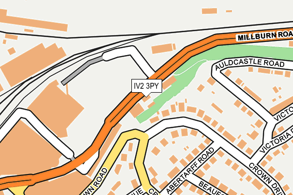 IV2 3PY map - OS OpenMap – Local (Ordnance Survey)