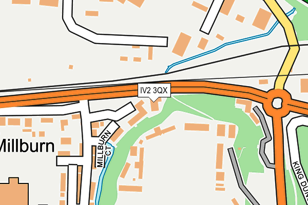 IV2 3QX map - OS OpenMap – Local (Ordnance Survey)