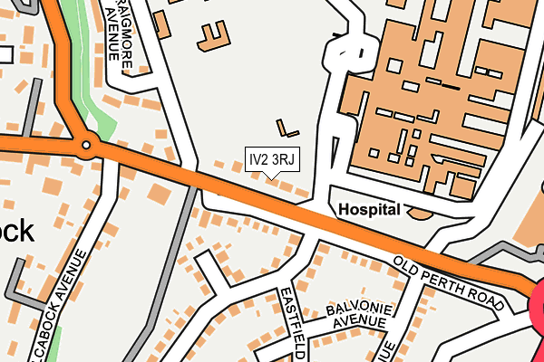 IV2 3RJ map - OS OpenMap – Local (Ordnance Survey)