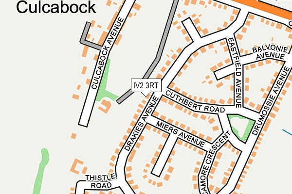 IV2 3RT map - OS OpenMap – Local (Ordnance Survey)