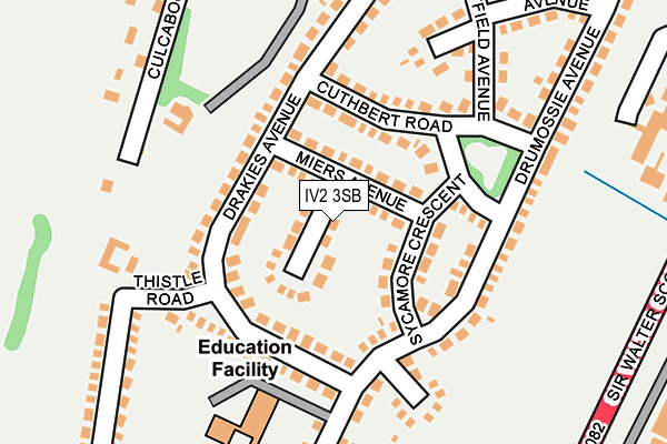 IV2 3SB map - OS OpenMap – Local (Ordnance Survey)