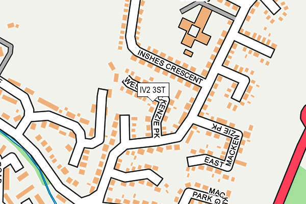 IV2 3ST map - OS OpenMap – Local (Ordnance Survey)