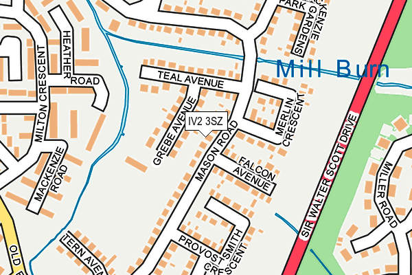 IV2 3SZ map - OS OpenMap – Local (Ordnance Survey)