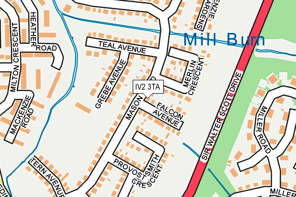 IV2 3TA map - OS OpenMap – Local (Ordnance Survey)