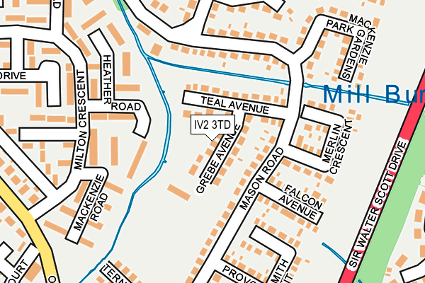 IV2 3TD map - OS OpenMap – Local (Ordnance Survey)